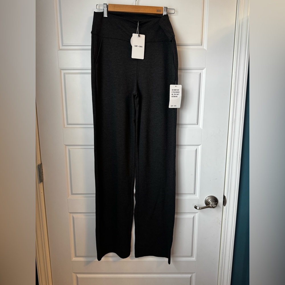 Women's Black High-Waisted Pants